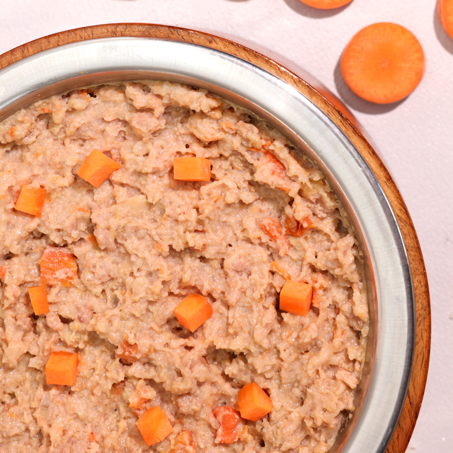 Bio-Alleinfutter - Rind, Reis & Karotten für Hunde