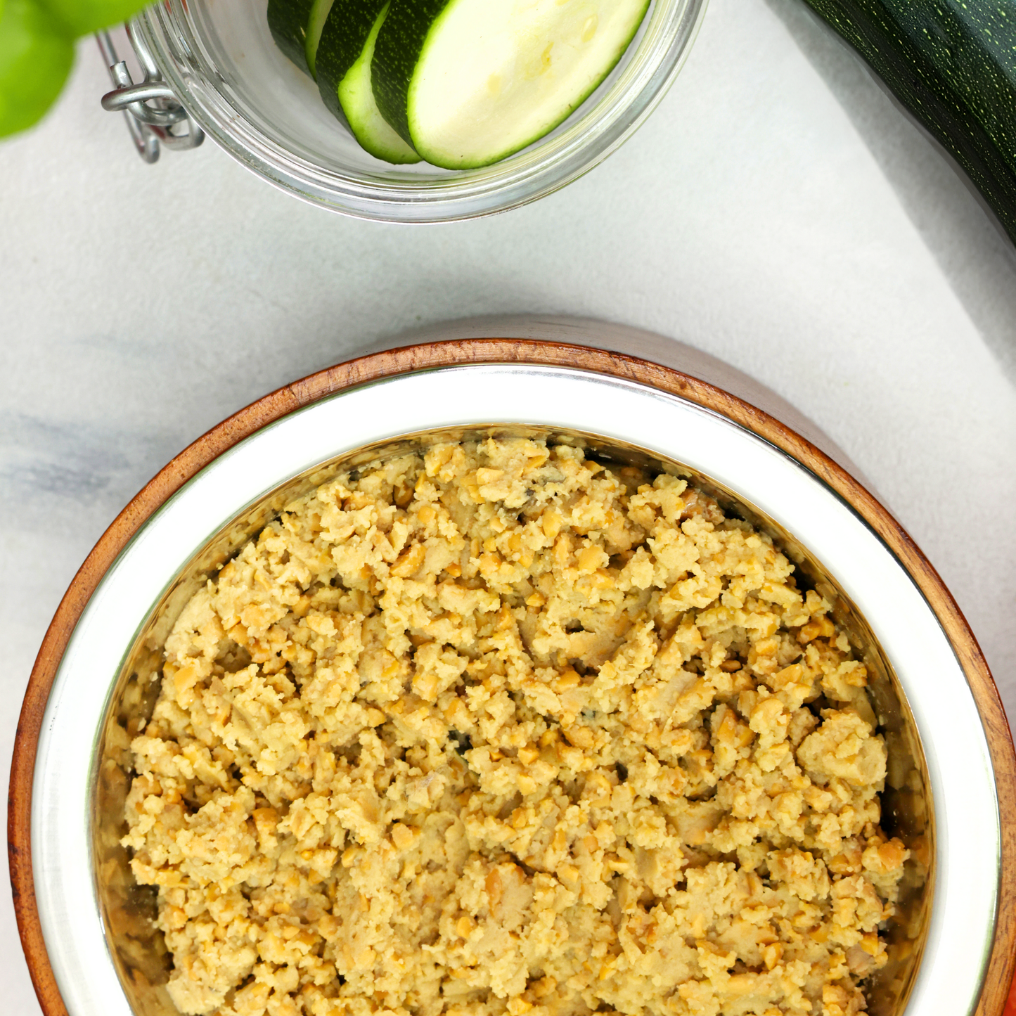 Bio-Feuchtfutter - Vegan, Kartoffel & Zucchini für Hunde