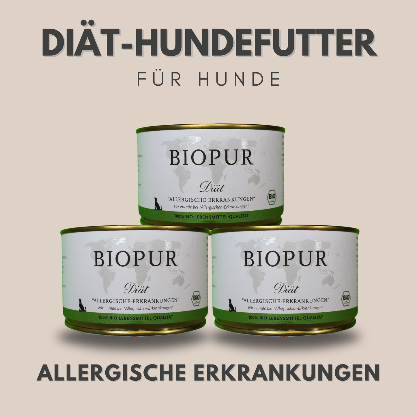 BIOPUR Diät-Hundefutter für allergische Erkrankungen