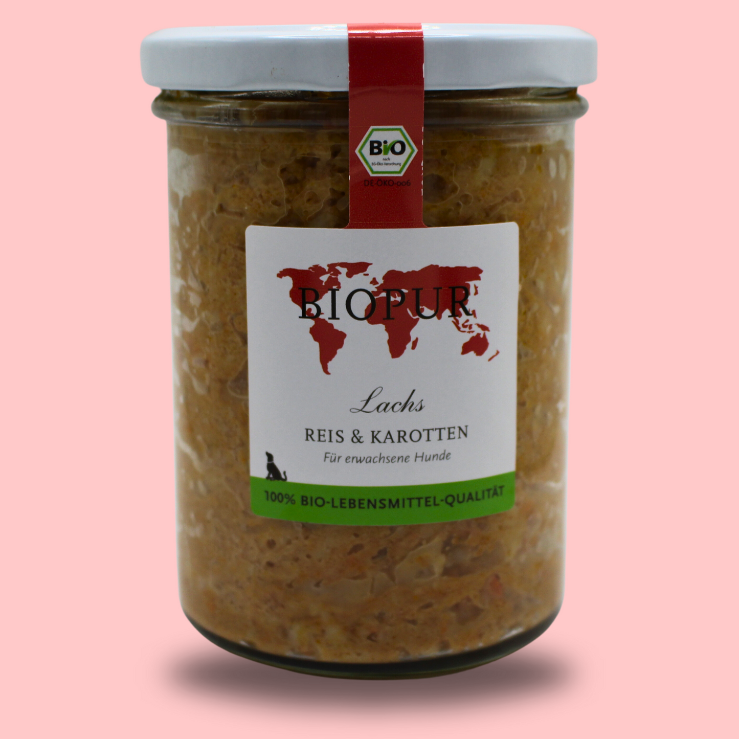 BIOPUR Bio-Feuchtfutter - Lachs, Reis & Karotten