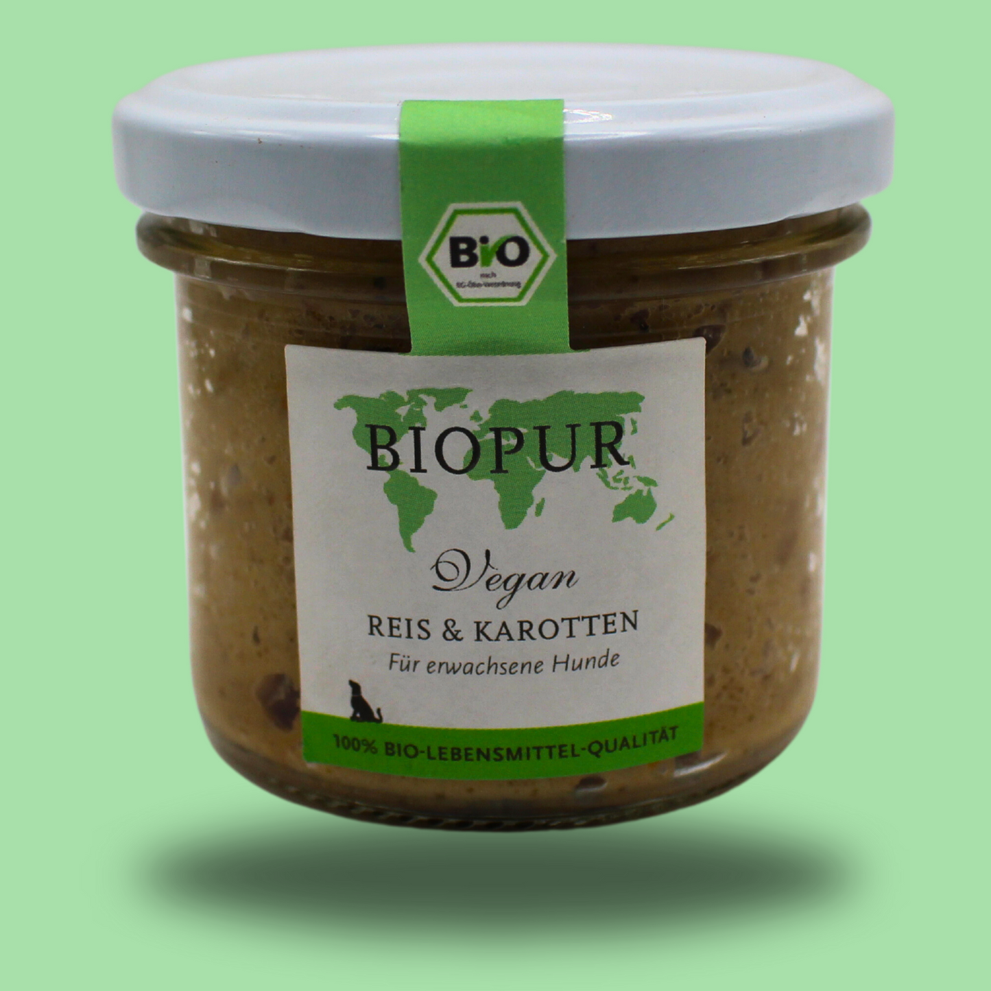 Bio-Feuchtfutter - Vegan, Reis & Karotten für Hunde