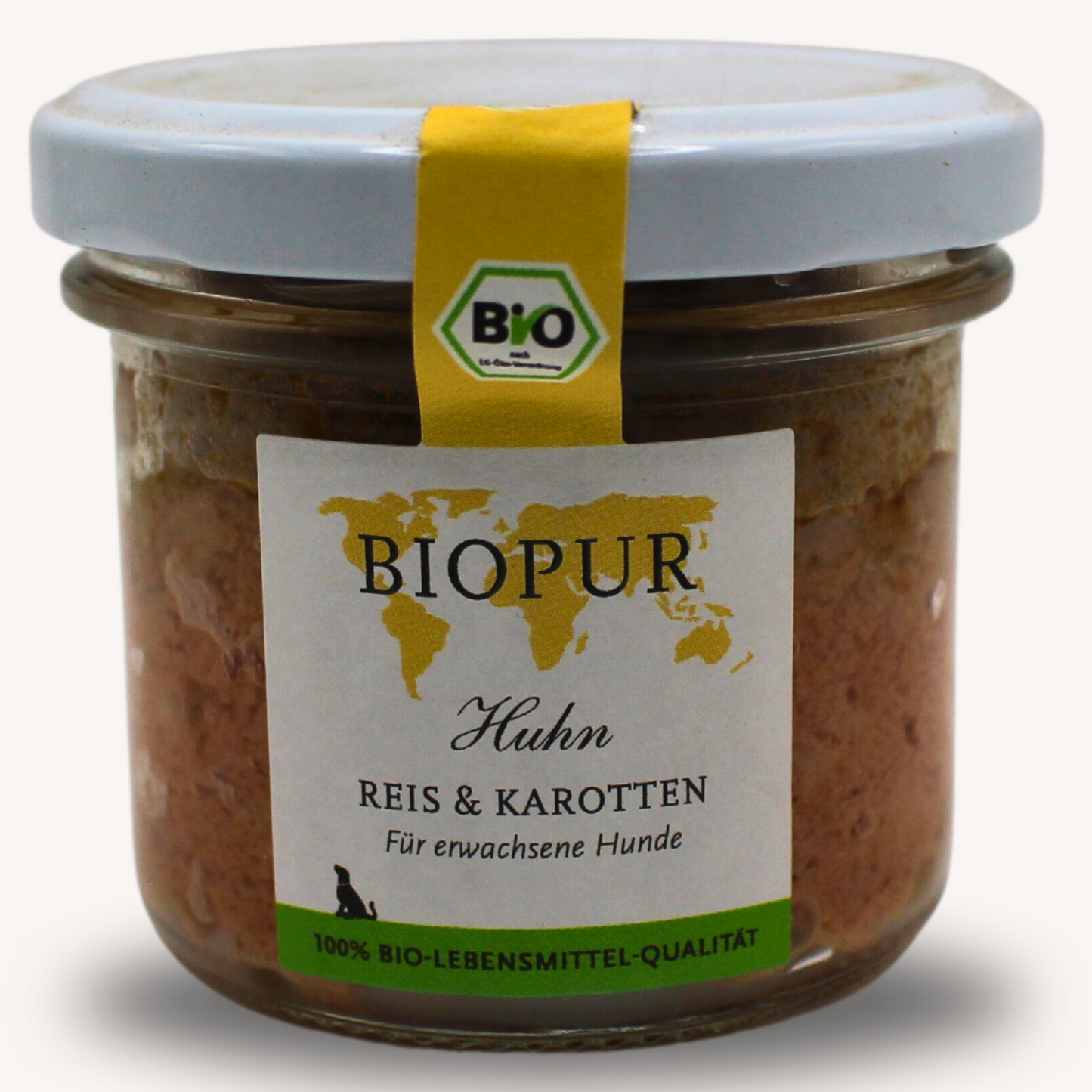 Bio-Alleinfutter - Huhn, Reis & Karotten für Hunde