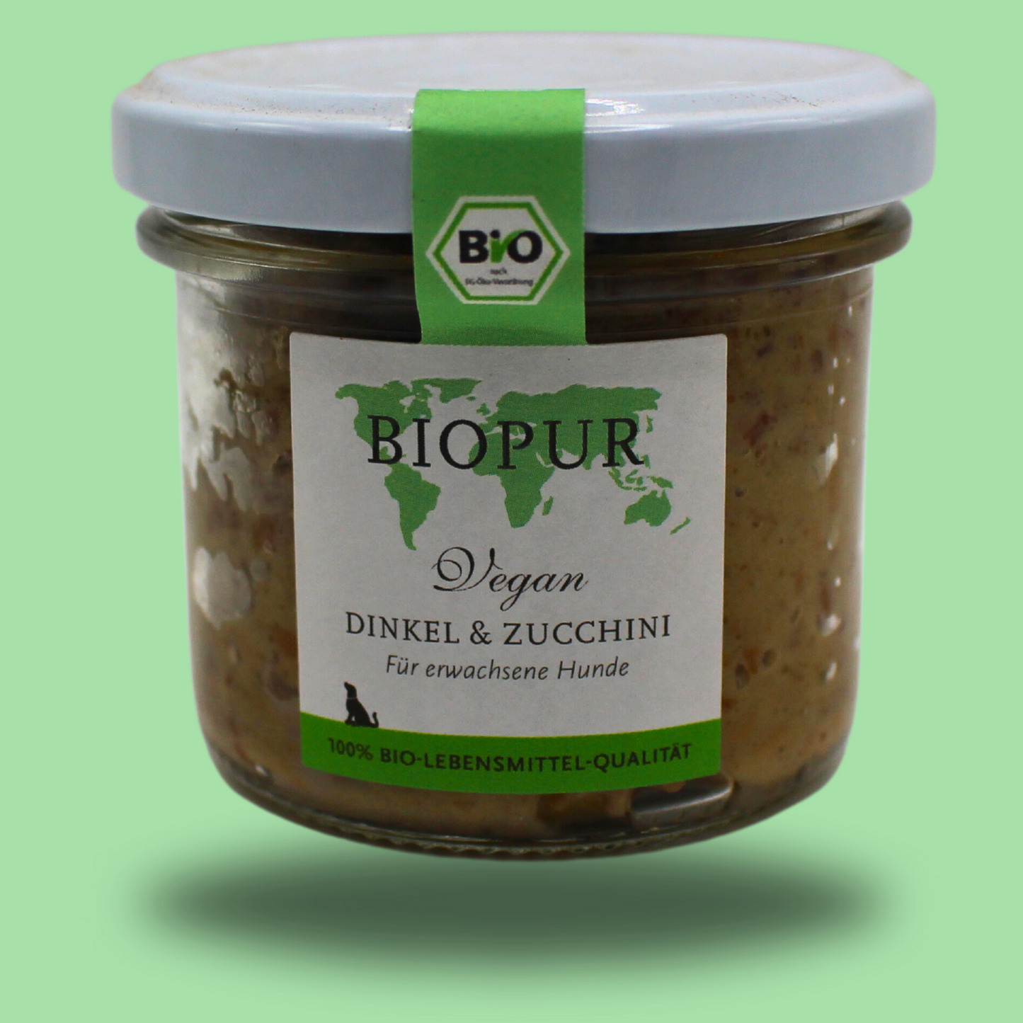 Bio-Feuchtfutter - Vegan, Dinkel & Zucchini für Hunde