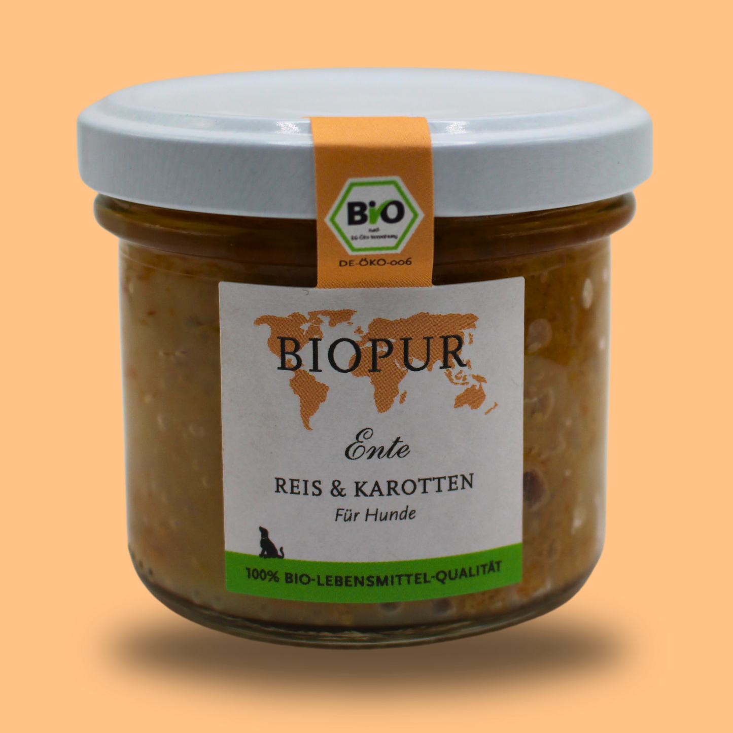 BIOPUR Bio-Feuchtfutter - Ente, Reis & Karotten