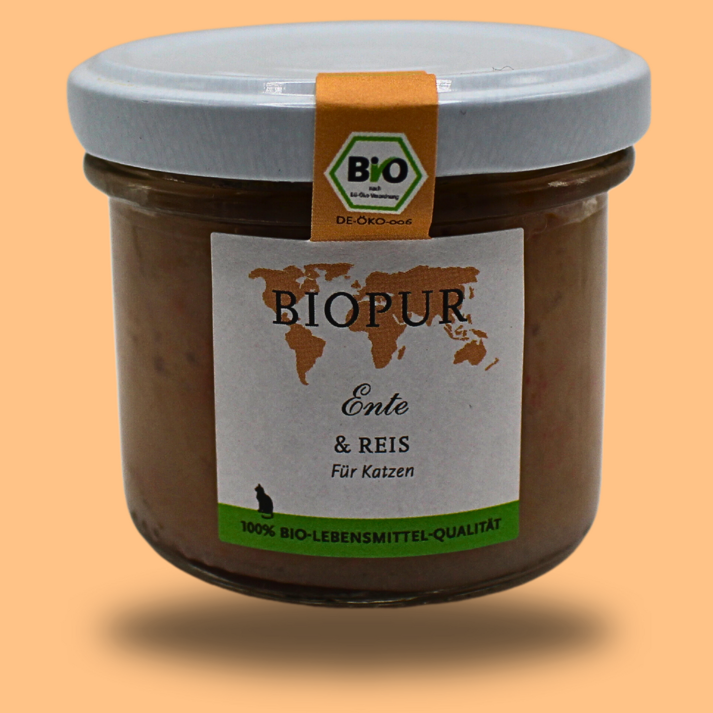BIOPUR Bio-Katzenfutter Ente & Reis