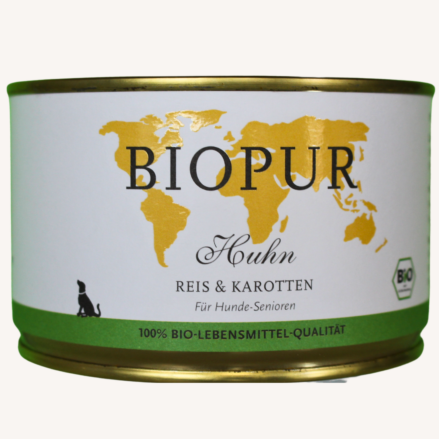 BIOPUR Bio-Feuchtfutter - Huhn, Reis & Karotten für Hunde-Senioren