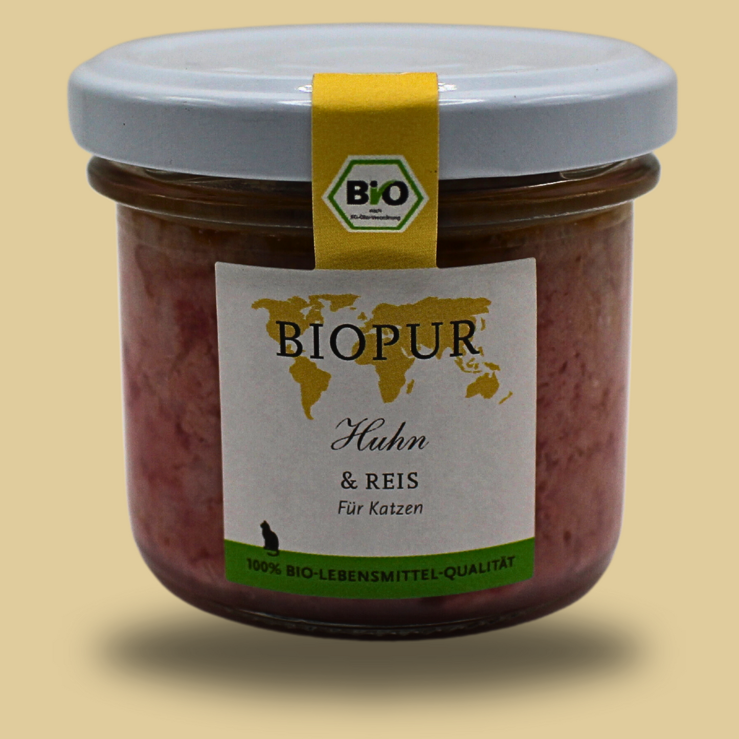 BIOPUR Bio-Katzenfutter Huhn & Reis