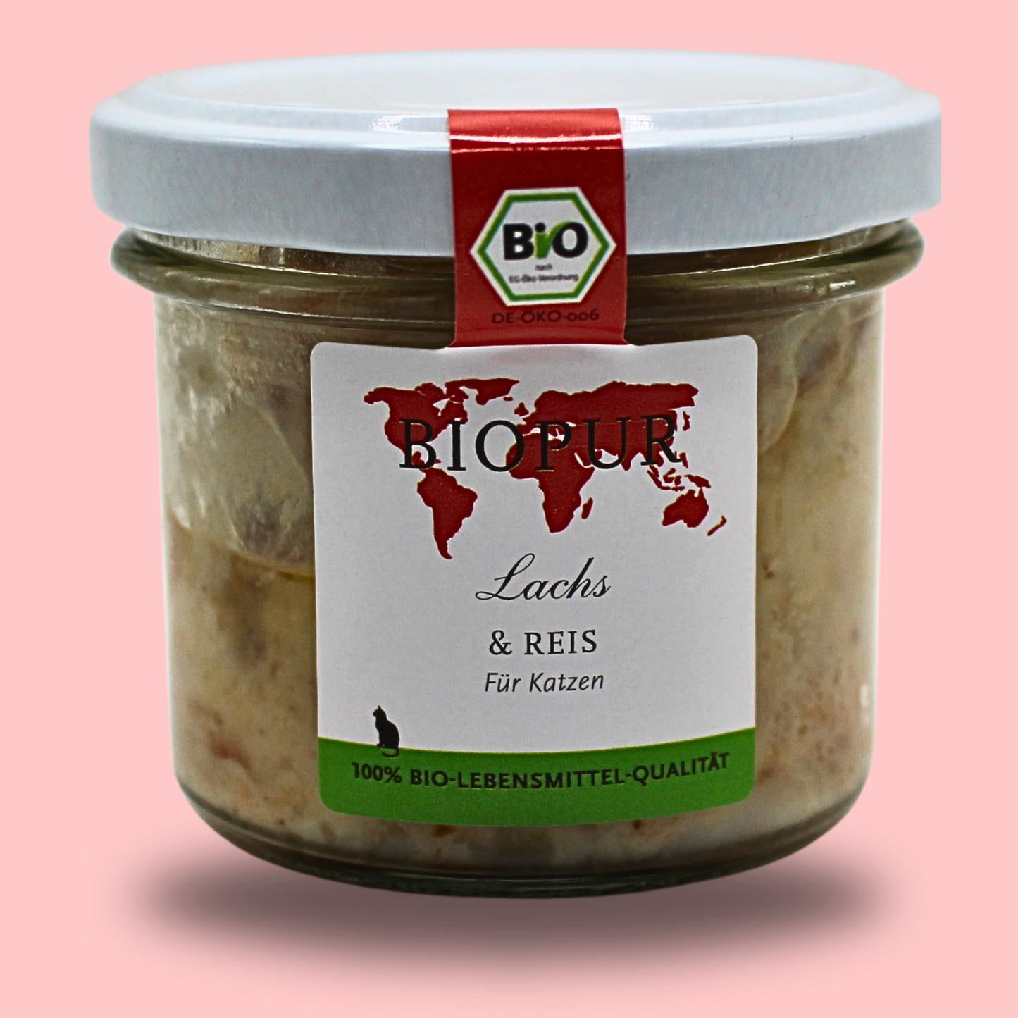 BIOPUR Bio-Katzenfutter Lachs & Reis