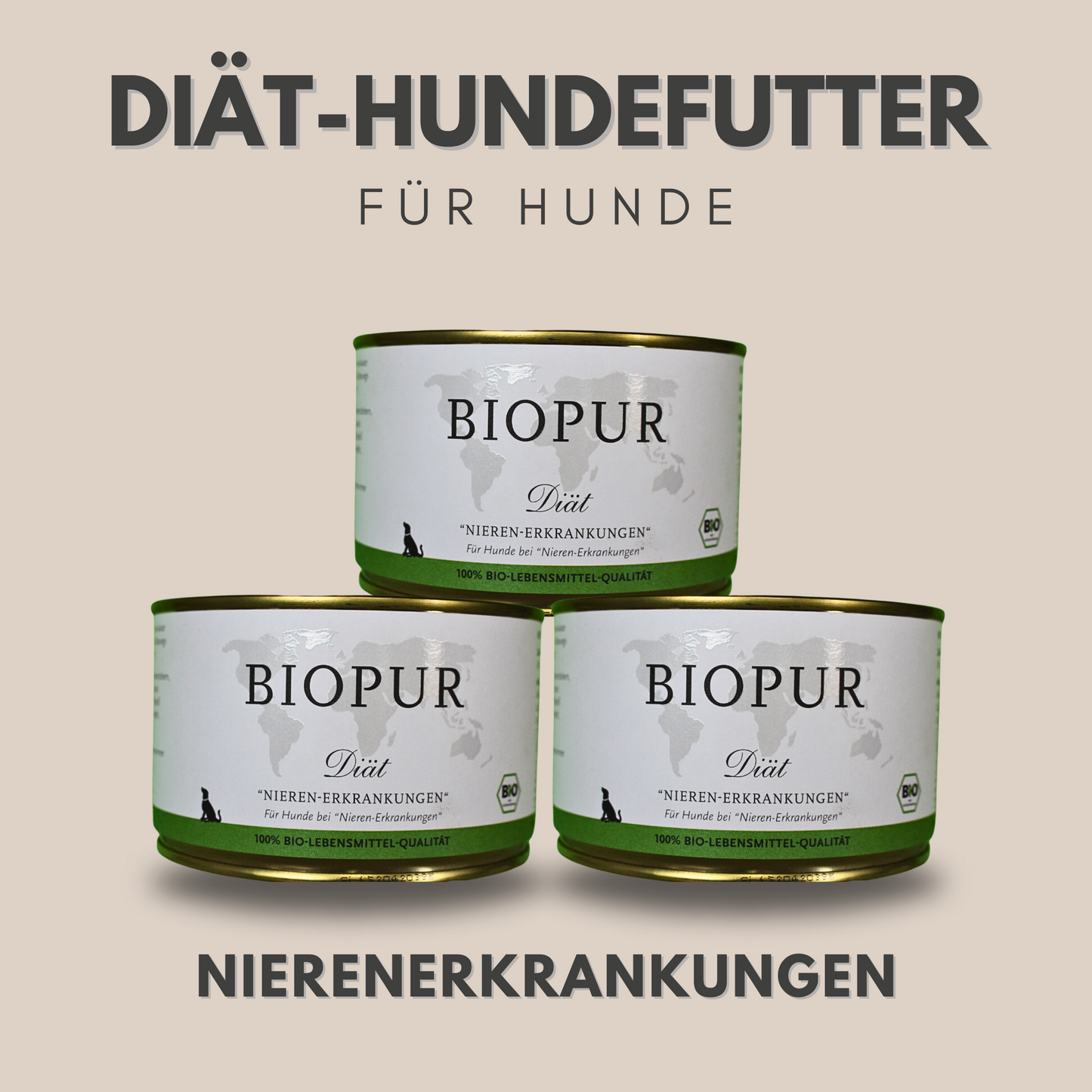 BIOPUR Diät-Hundefutter Nieren-Erkrankungen