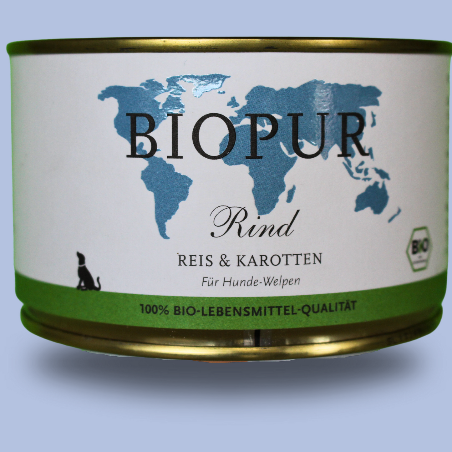 BIOPUR Bio-Feuchtfutter - Rind, Reis & Karotten für Welpen