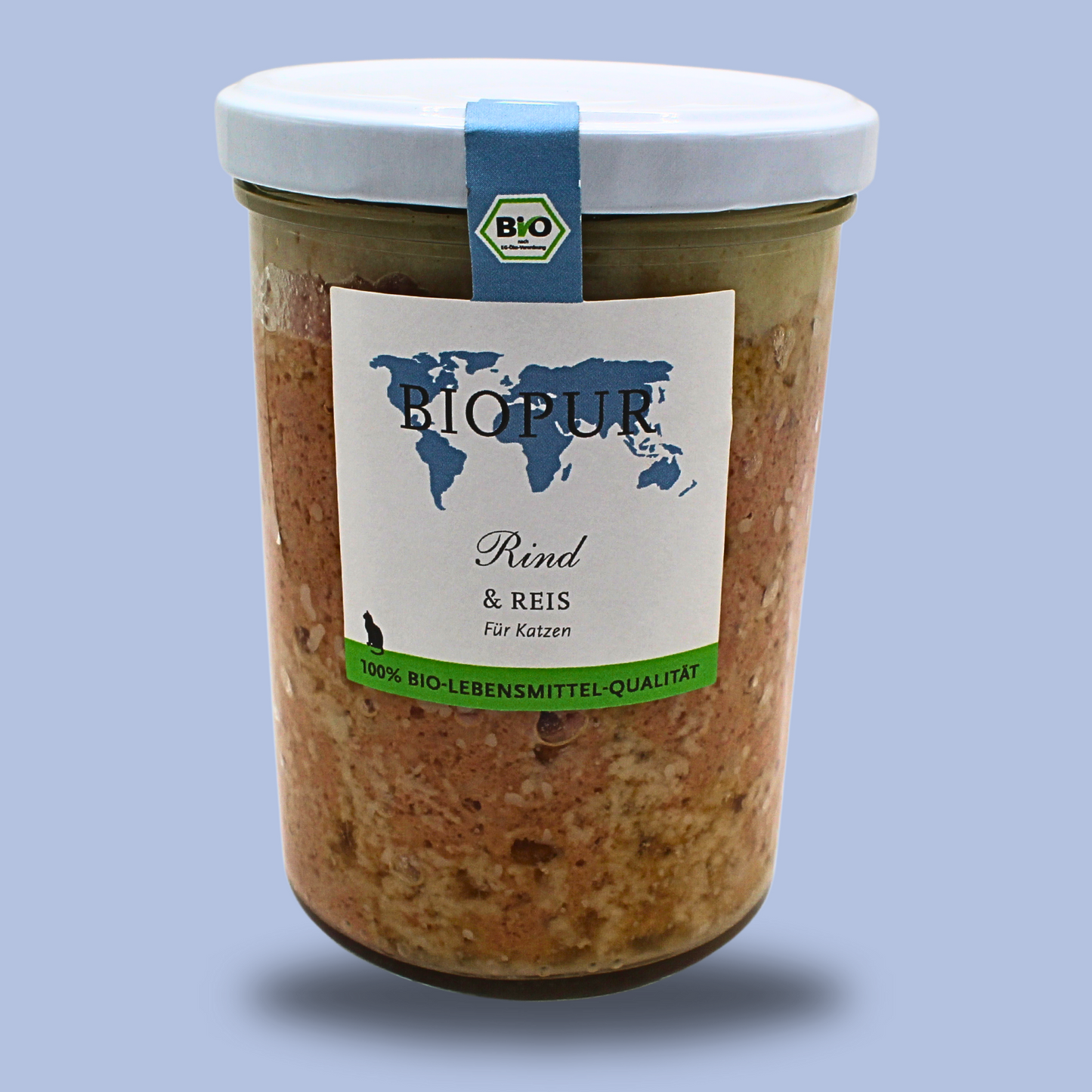 BIOPUR Bio-Katzenfutter Rind & Reis