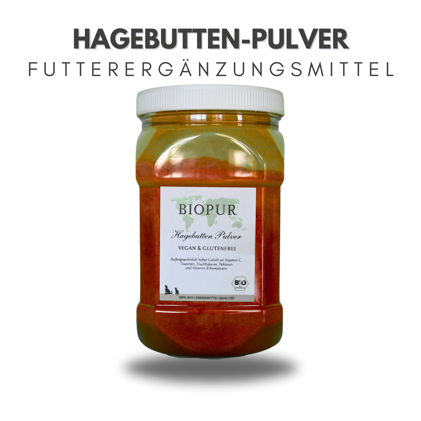 BIOPUR Hagebutten-Pulver