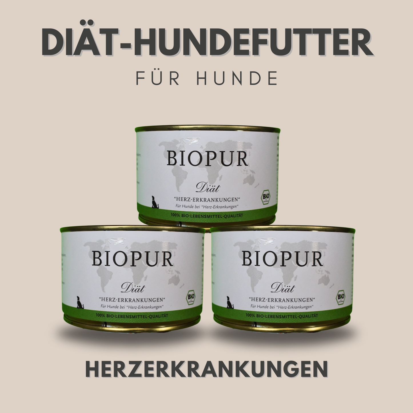 BIOPUR Diät-Hundefutter Herz-Erkrankungen