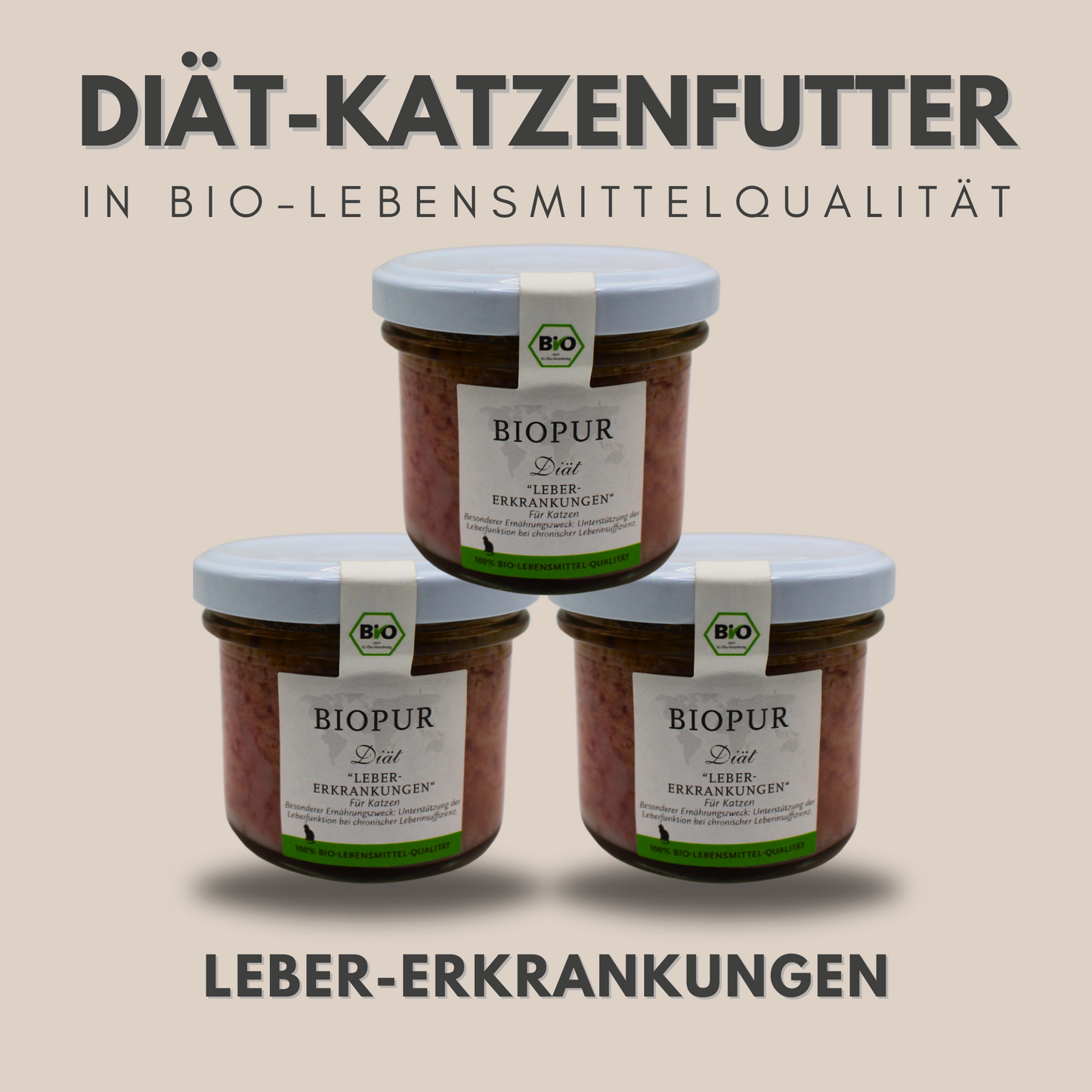 BIOPUR Diät-Katzenfutter bei Leber-Erkrankungen