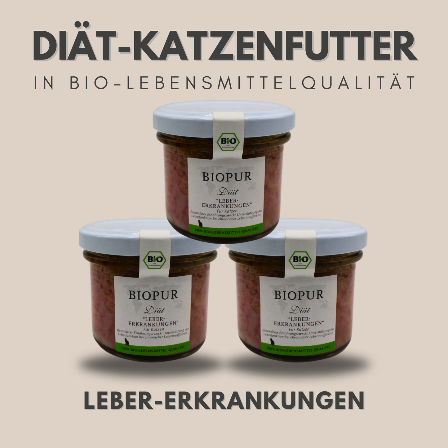 Bio-Diätfutter bei Leber-Erkrankungen für Katzen