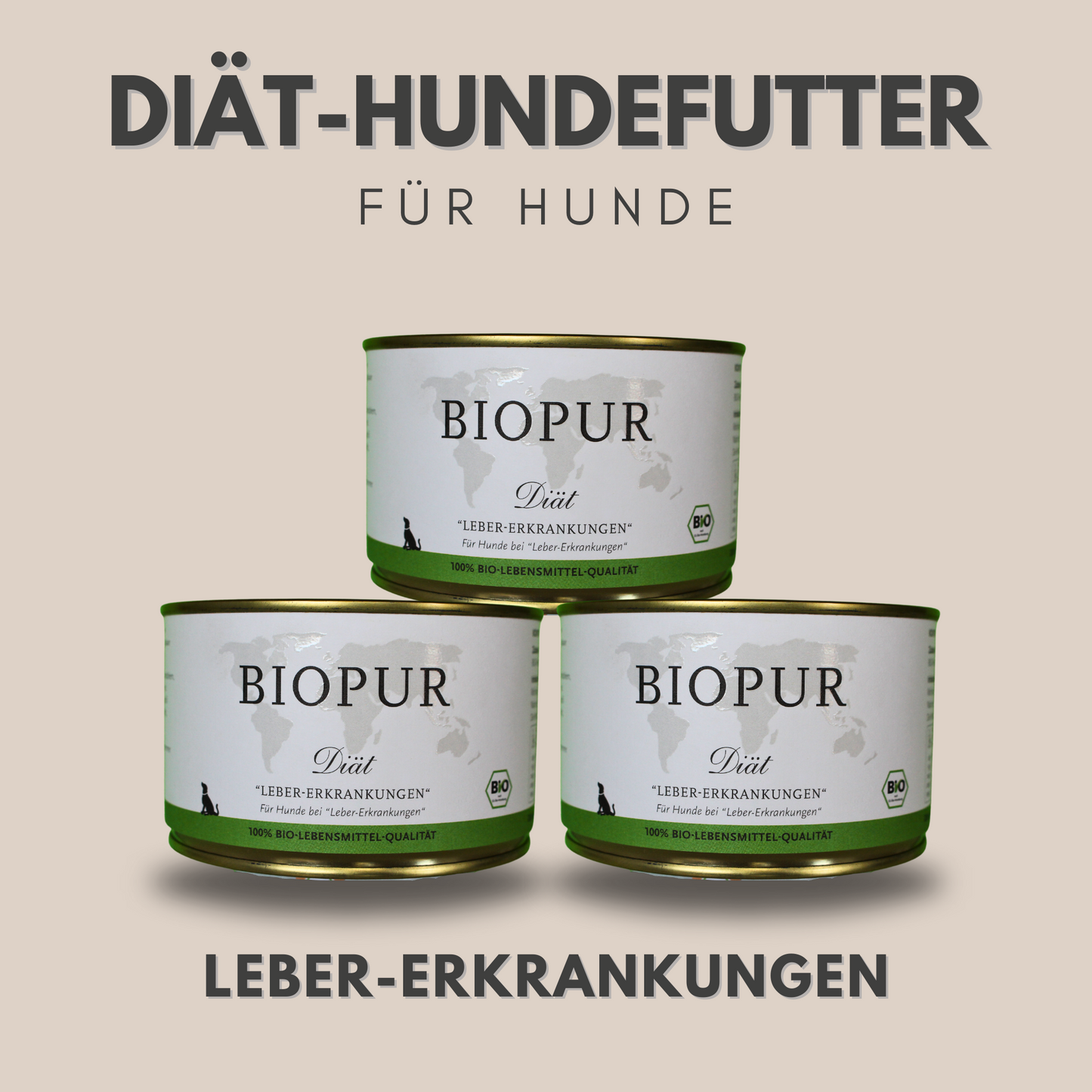 Bio-Diätfutter bei Lebererkrankungen für Hunde