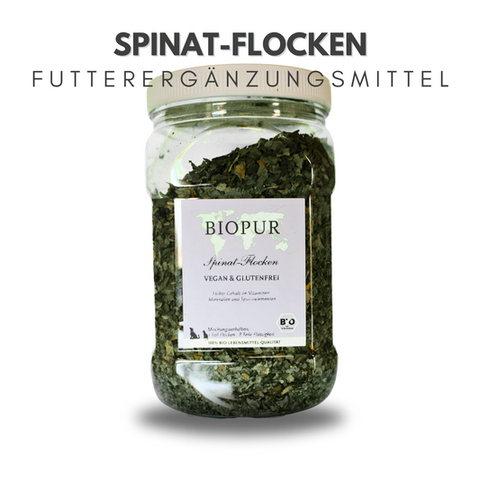 Spinat-Flocken - BIOPUR Futterergänzungen