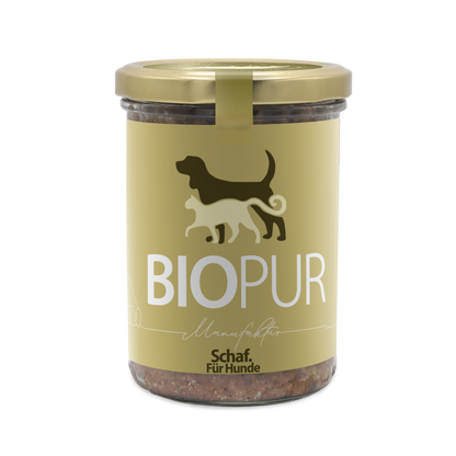 Premiumglas Schaf mit Dinkel & Apfel