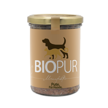 Premiumglas Pute mit Karotten & Zucchini