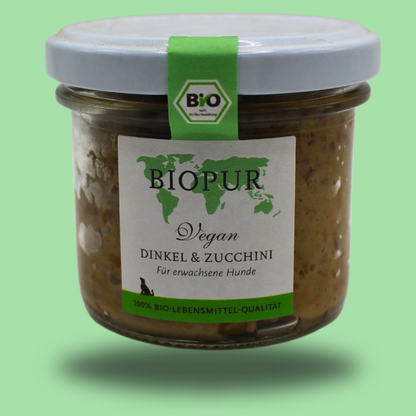 Bio-Feuchtfutter - Vegan, Dinkel & Zucchini