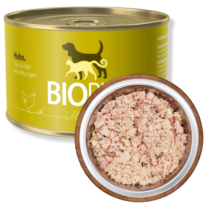 Bio-Diätfutter bei Haut- & Fellerkrankungen für Hunde