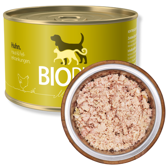 Bio-Diätfutter bei Haut- & Fellerkrankungen für Hunde