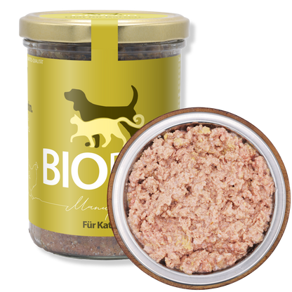 Bio-Alleinfutter Huhn & Reis für Katzen
