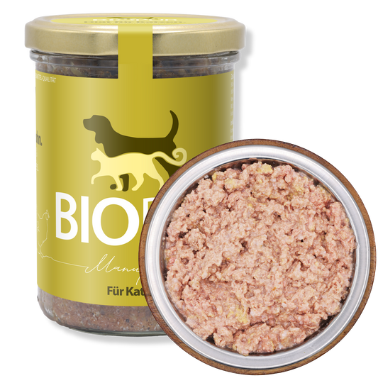Bio-Alleinfutter Huhn & Reis für Katzen