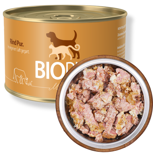Rind Pur Rindmuskelfleisch für Hunde