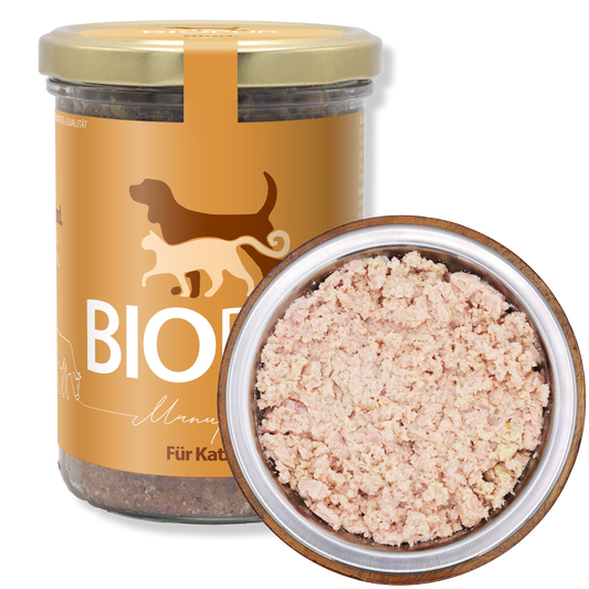 Bio-Alleinfutter Rind & Reis für Katzen