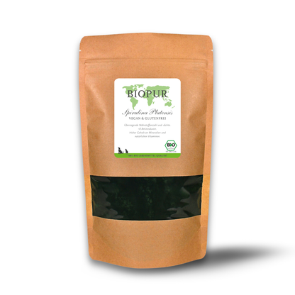 Spirulina Platensis-Pulver - BIOPUR Futterergänzungen
