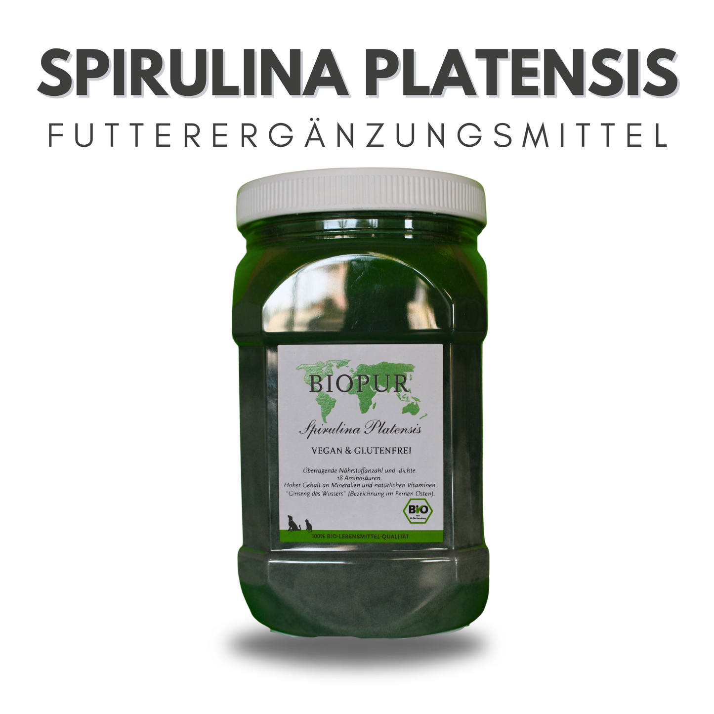 BIOPUR Spirulina Platensis - Pulver