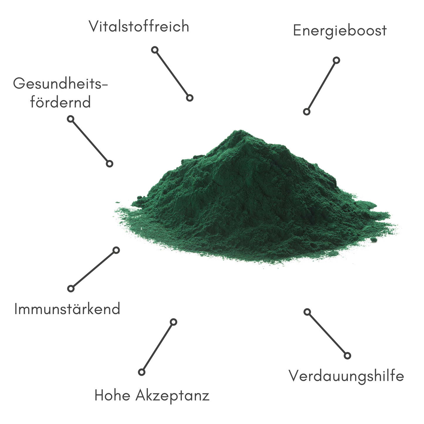 Spirulina Platensis-Pulver - BIOPUR Futterergänzungen