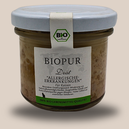 BIOPUR Diät-Katzenfutter bei allergischen Erkrankungen für Katzen