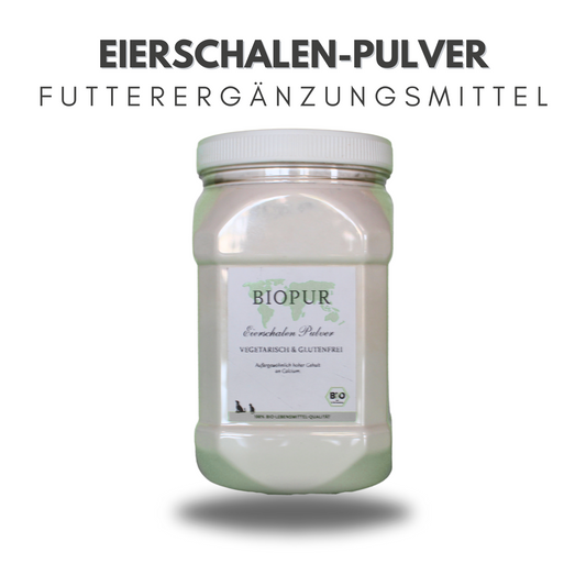 Eierschalen-Pulver - BIOPUR Futterergänzungen