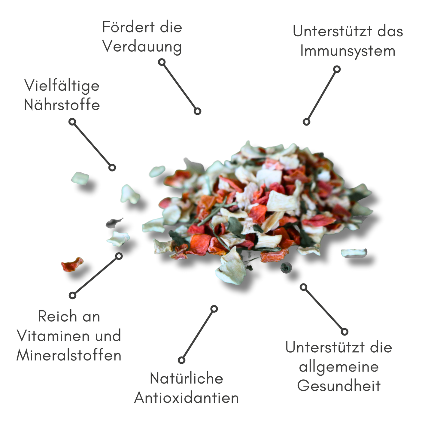 Garten-Gemüsemischung - BIOPUR Futterergänzungen