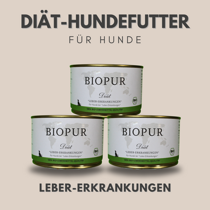 BIOPUR Diät-Hundefutter Lebererkrankungen